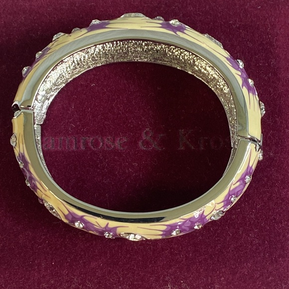 JACQUELINE KENNEDY CAMROSE & KROSS Purple with Swarovski Bracelet - Picture 7 of 17
